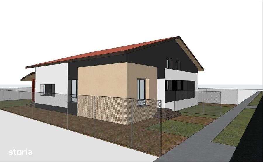 Casă cu 3 camere cu Teren 300 Mp în Săcălaz