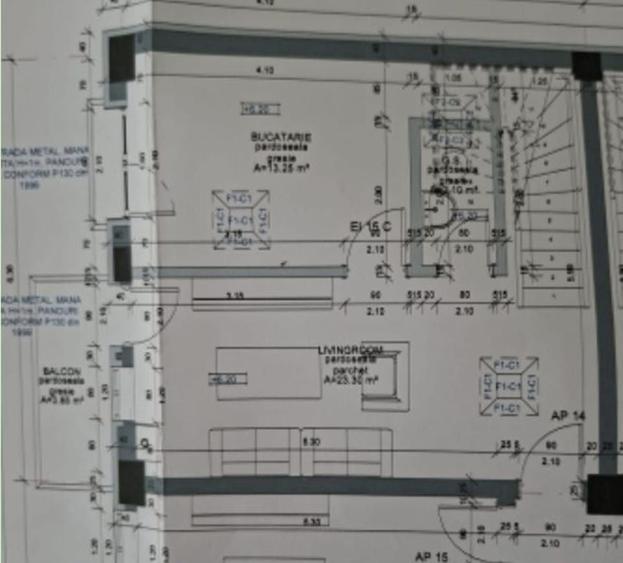 Apartament cu 3 camere decomandat în Central