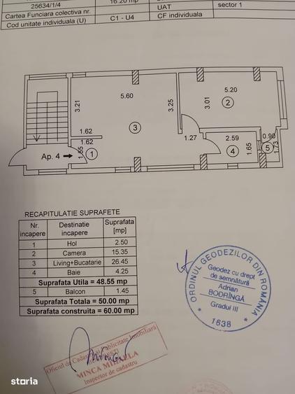 Apartament cu 2 camere în Bucureștii Noi