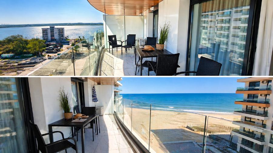 Apartament premium 2 camere , Vedere frontală la mare , Casa Del Mar,  Parcare - 10