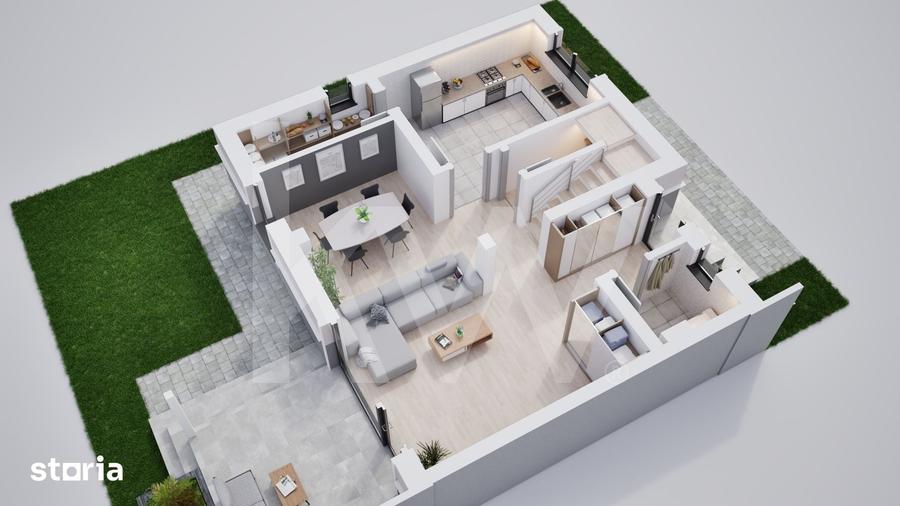 Casă cu 5 camere cu Teren 210 Mp în Șura Mică