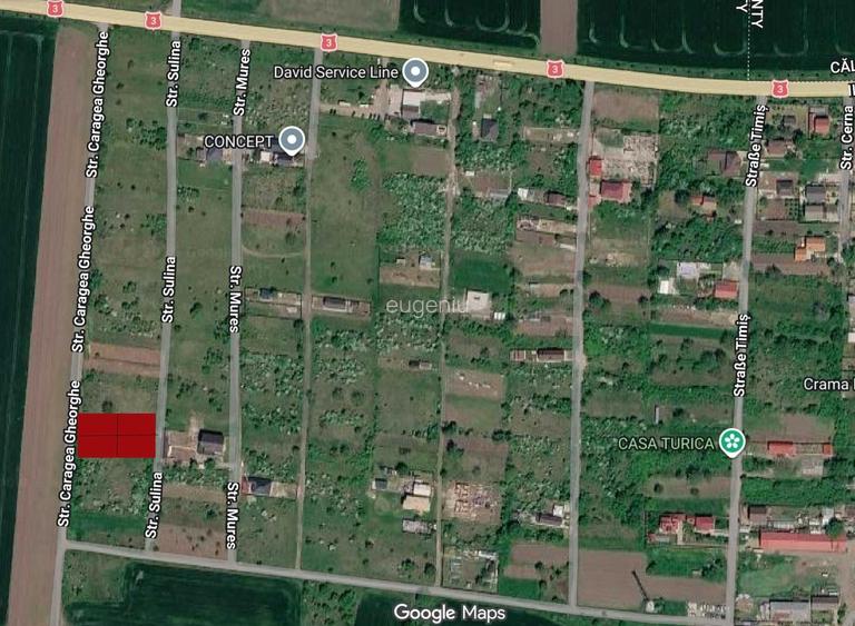 Parcele teren 400mp intravilan construibil sat Islaz comuna Branesti
