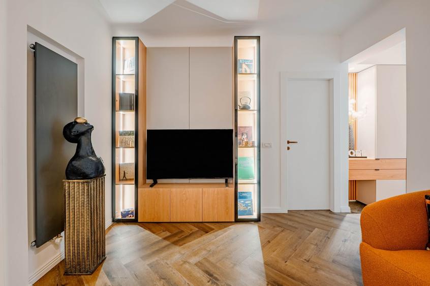 Apartament cu 3 camere semidecomandat, mobilat în Cișmigiu