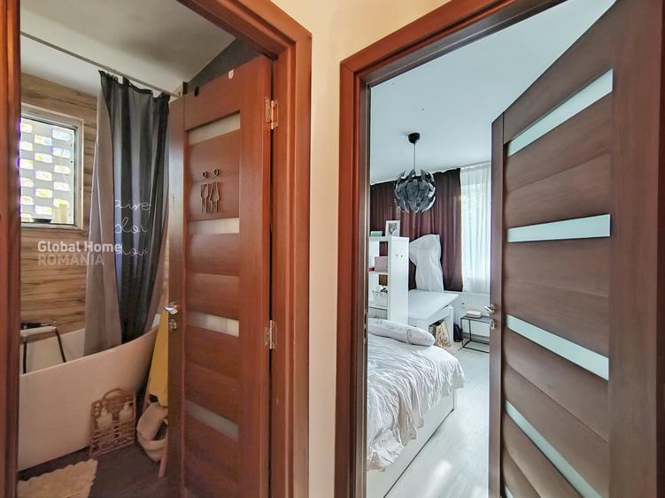 Apartament cu 2 camere semidecomandat, mobilat în Iancului