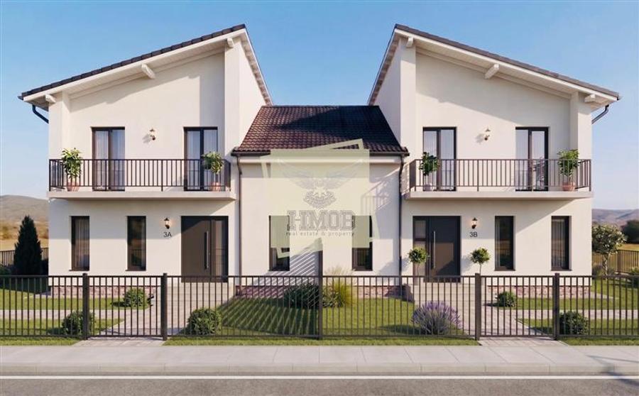 Duplex cu 4 camere cu Teren 267 Mp în Șelimbăr
