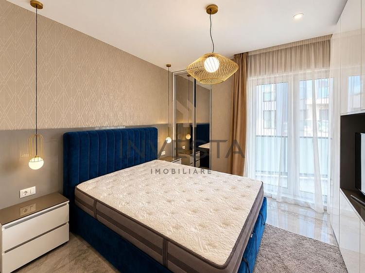 Apartament cu 2 camere semidecomandat, mobilat în Bună Ziua