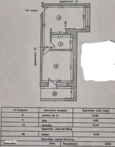 Apartament cu 2 camere în Central