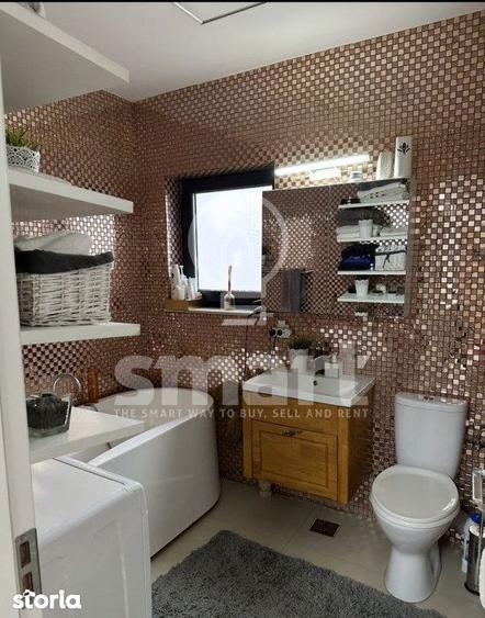 Apartament cu 2 camere, mobilat în Borhanci