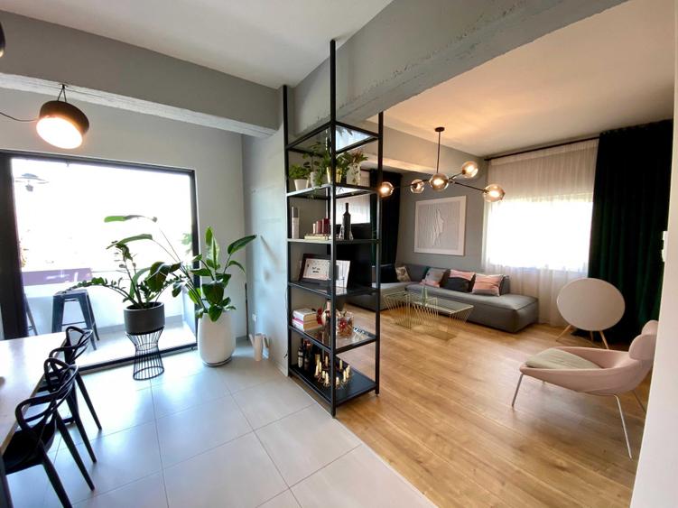 Apartament cu 2 camere nedecomandat, mobilat în Central