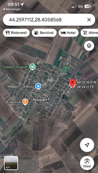 Teren Construcții intravilan de 800 mp, în Nisipari