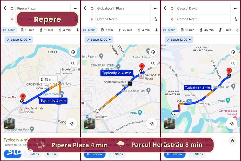 Garsonieră semidecomandată în Nord