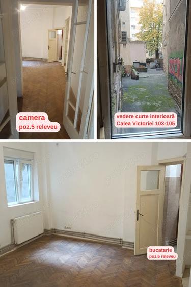 Apartament cu 3 camere decomandat în Calea Victoriei