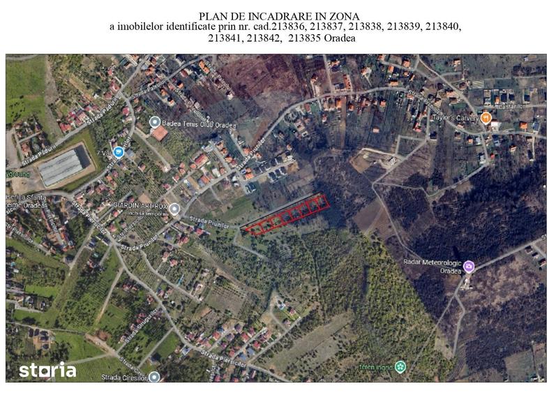 Teren de 758 mp, în Oncea