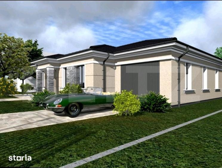 Casa individuala deosebita 4 camere, 190 mp, 1000 mp teren, Zona Dumbr - 1