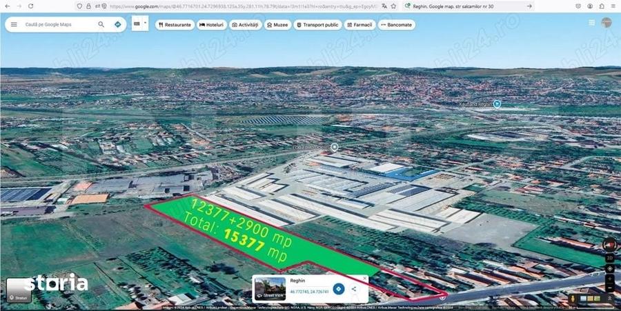Teren de 15377 mp, în Central