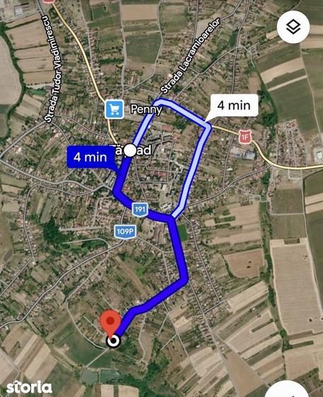 Teren de 4600 mp, în Central