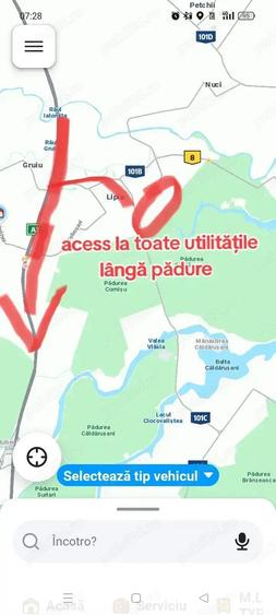 Teren de 500 mp, în Gruiu