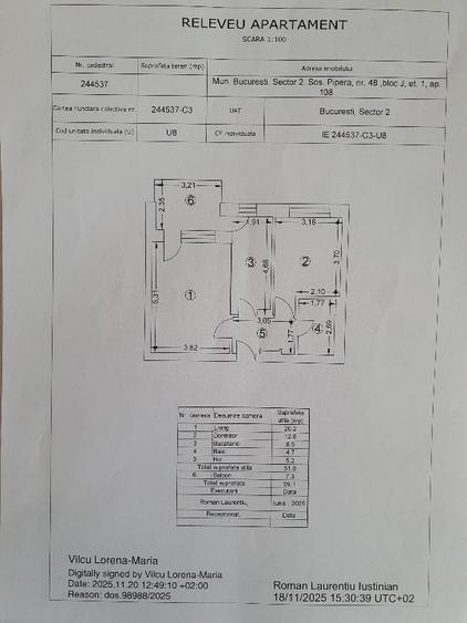 Apartament cu 2 camere decomandat în Aviației