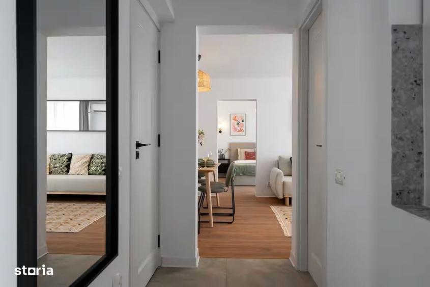 Apartament cu 2 camere, mobilat în P-ța Universității