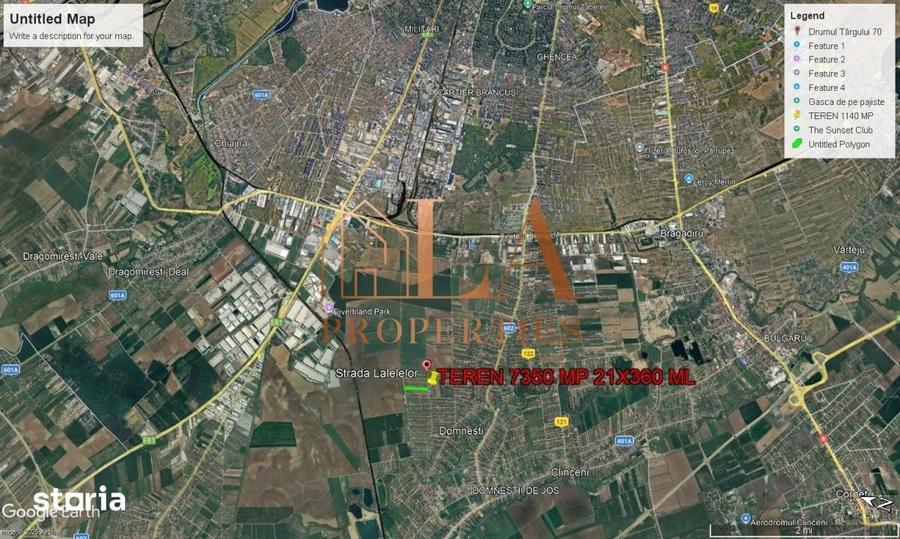 Teren de 14700 mp, în Domnești