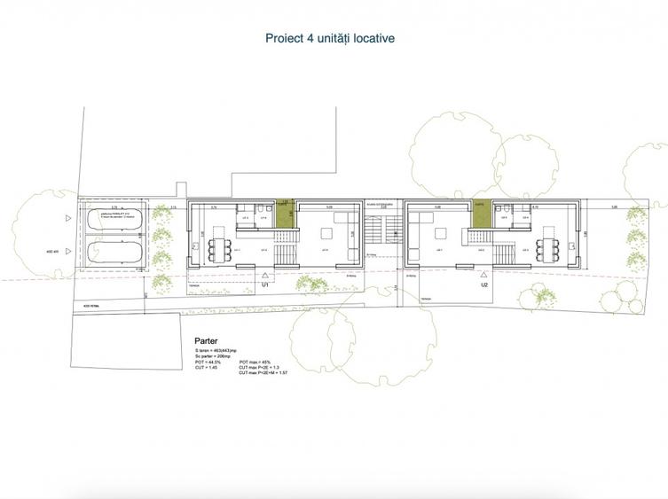 Teren Construcții intravilan de 443 mp, în Calea Călărașilor