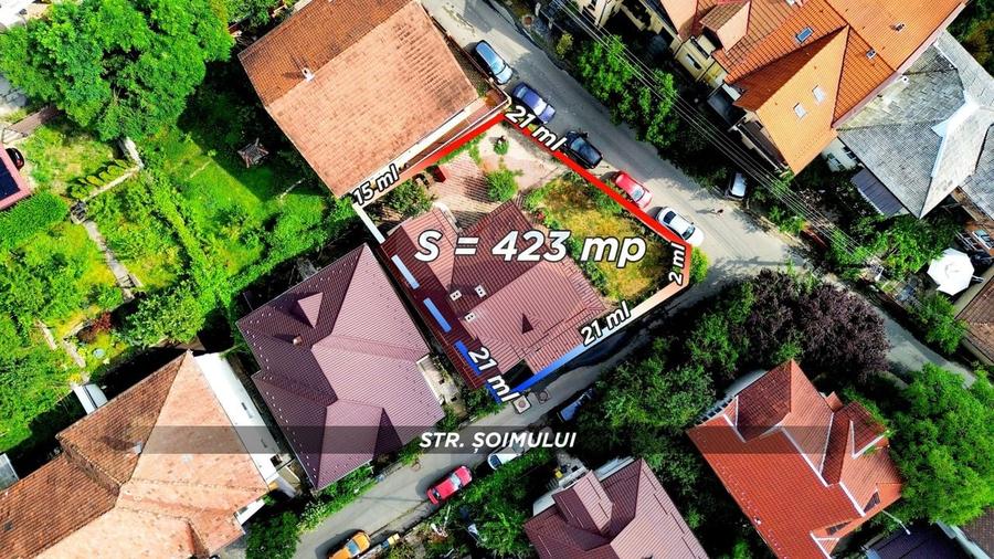 Casă individuală cu 6 camere cu Teren 423 Mp în Valea Roșie