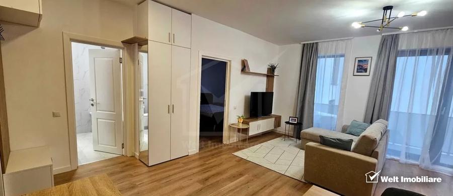 Apartament cu 2 camere semidecomandat, mobilat în Aeroport
