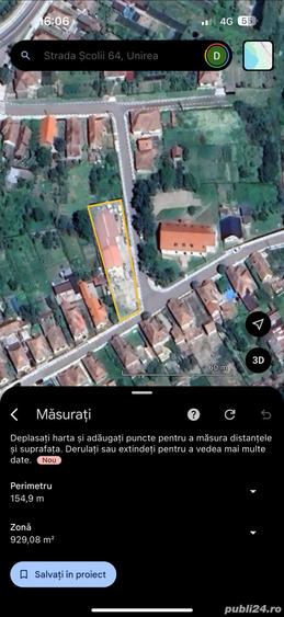 Casă cu 2 camere cu Teren 1000 Mp în Unirea