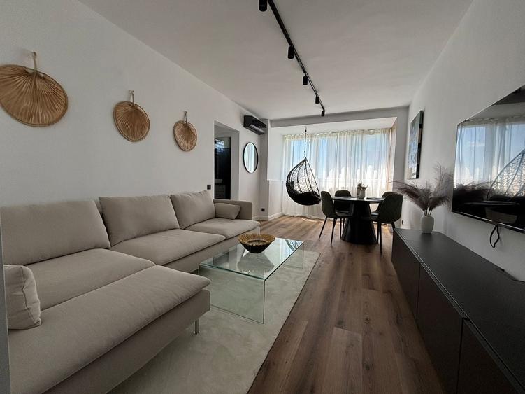 Apartament cu 3 camere decomandat, mobilat în Dorobanți