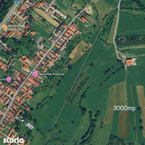 Teren extravilan cu priveliste minunata 3000mp in Rasinari - 3