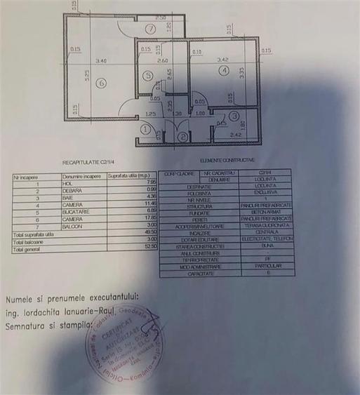 Apartament cu 2 camere decomandat în Nicolina