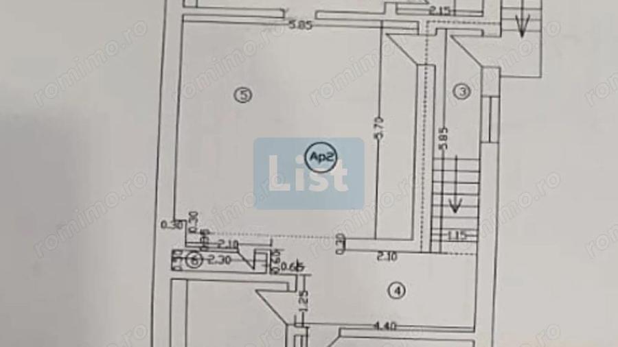 Apartament cu 3 camere decomandat în Kiseleff