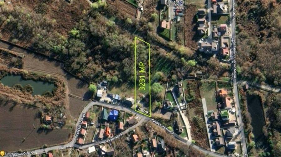 Teren Construcții intravilan de 3231 mp, în Ostroveni