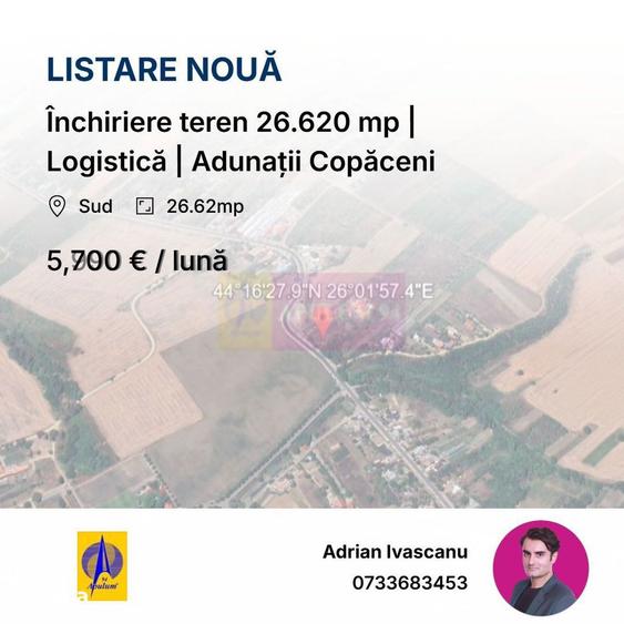 Spațiu comercial, de 26.62 mp, în Sud