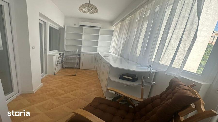 Apartament cu 3 camere, mobilat în Cișmigiu