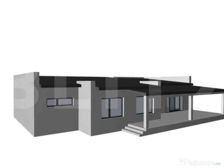 Casă cu 4 camere cu Teren 450 Mp în Cârcea