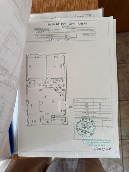 Apartament cu 3 camere în Casa de Cultură