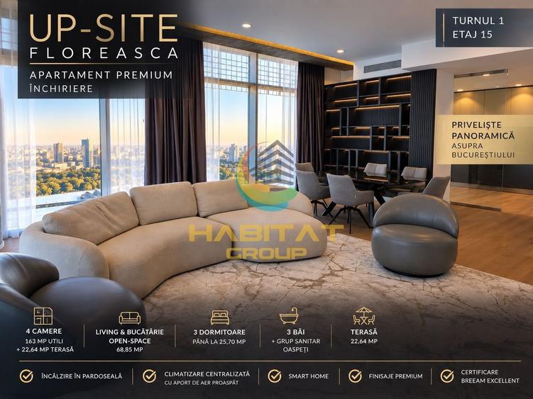 Apartament cu 4 camere decomandat, mobilat în Floreasca