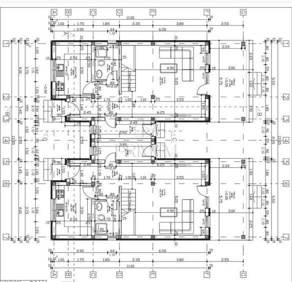 Duplex cu 4 camere cu Canalizare în Moșnița Nouă