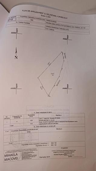 Teren de 450 mp, în Dancu