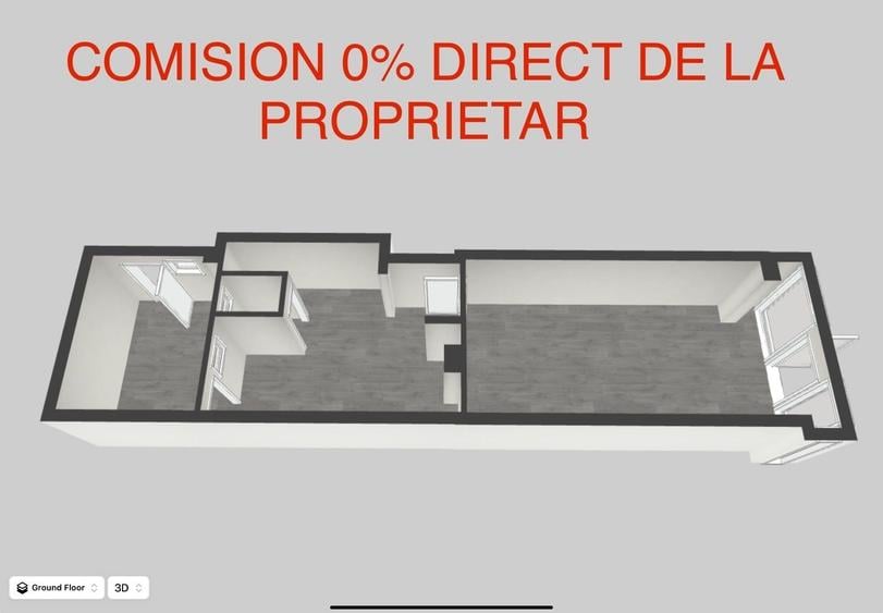 Spațiu comercial, de 53.5 mp, în Theodor Pallady