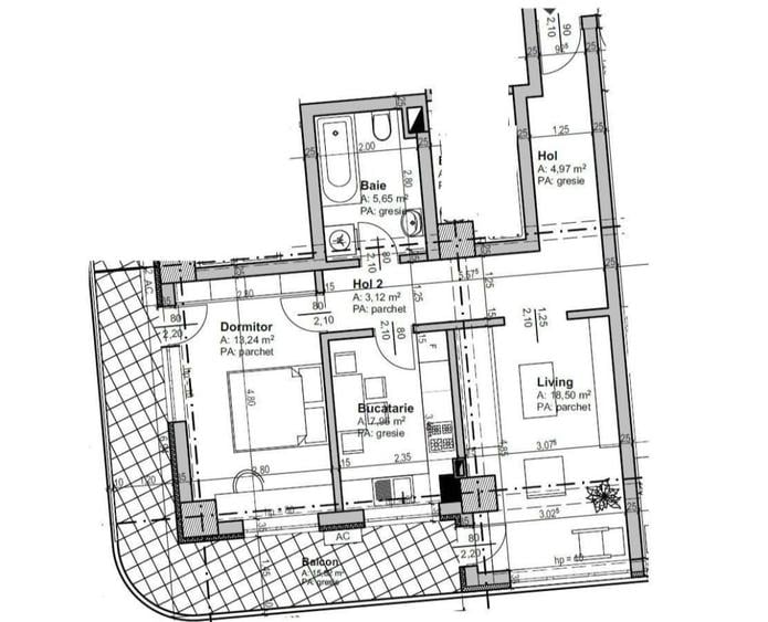 Himson-2 Camere Decomandat 69mp+bloc nou intabulat+ parcare subterana - 8