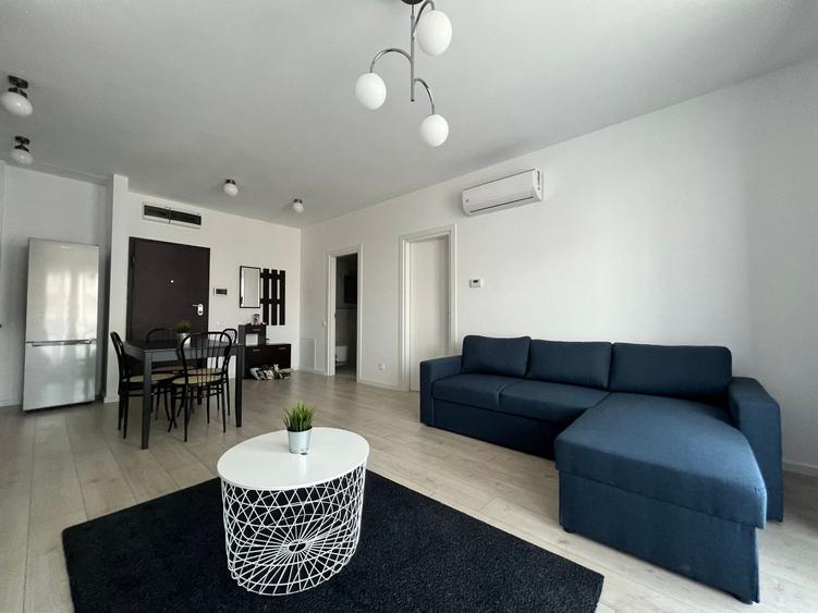 Apartament cu 2 camere semidecomandat, mobilat în Pipera