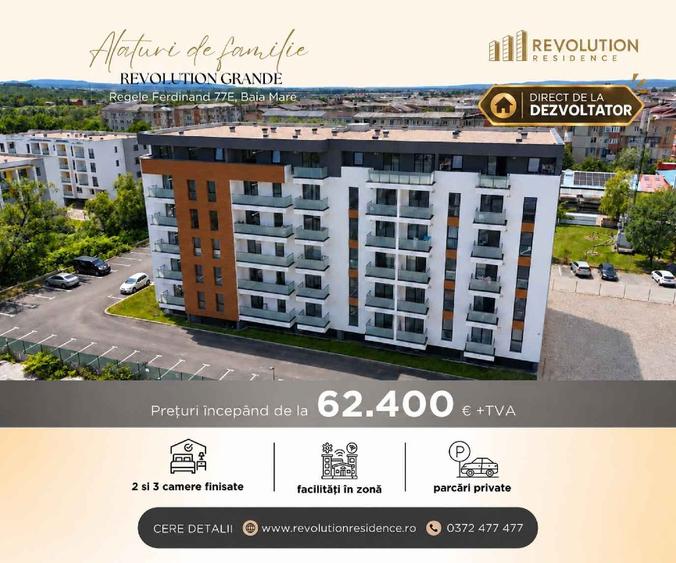 Apartament cu 2 camere decomandat în Hotvon