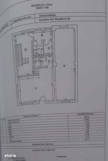Spațiu comercial, de 315 mp, în Km 4