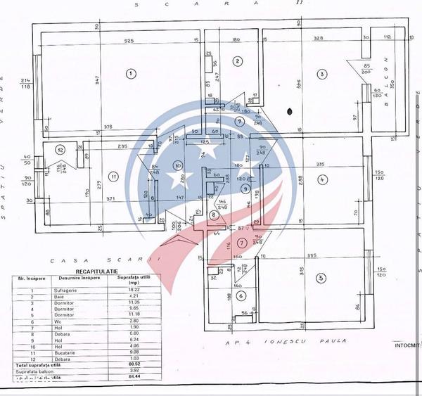 Apartament cu 4 camere decomandat în 1 Mai
