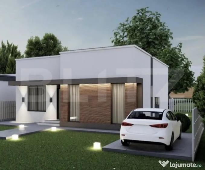 Casă cu 4 camere cu Teren 300 Mp în Braniște (Podari)