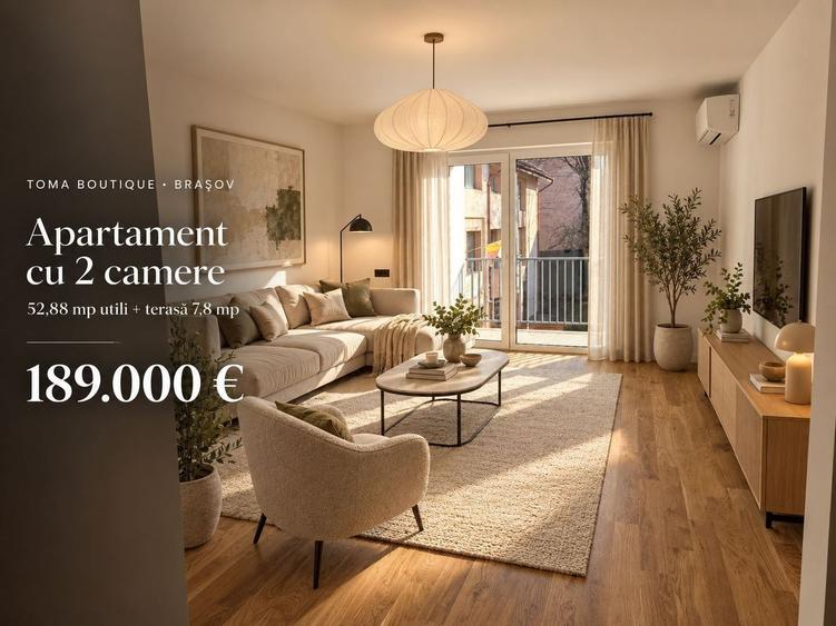 Apartament cu 2 camere decomandat în Centrul Istoric