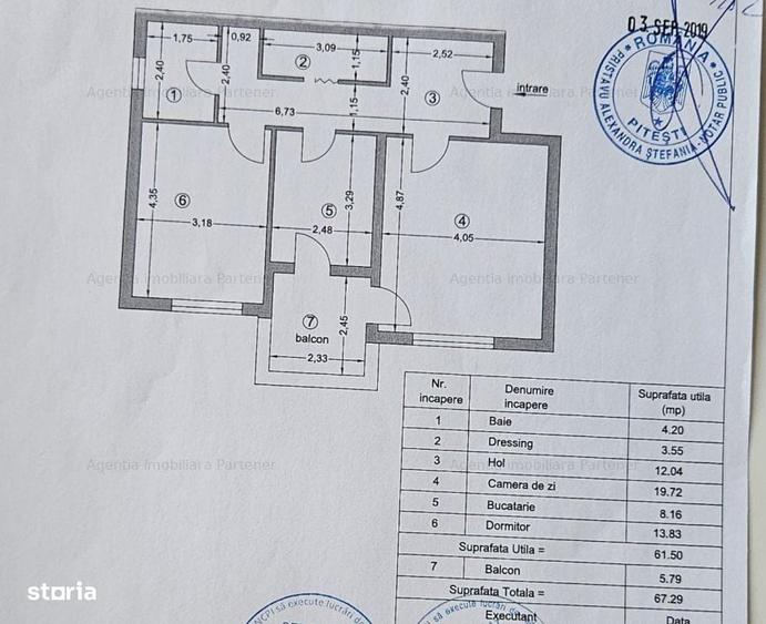 Apartament cu 2 camere decomandat în Negru Vodă
