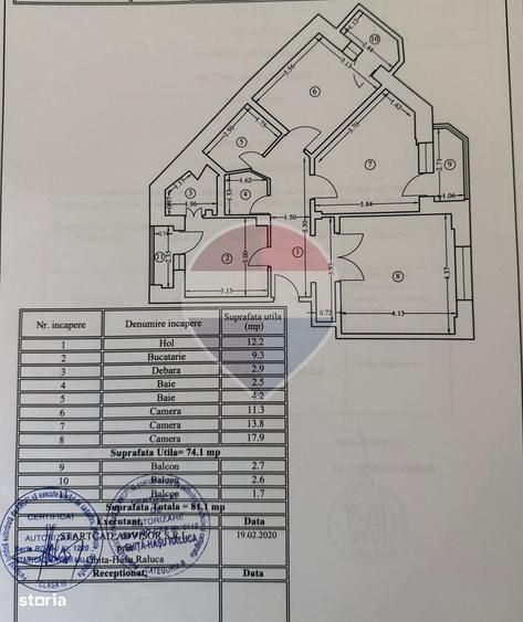 Apartament 3 camere vanzare in zona Capitol Constanta vedere la mare - 9